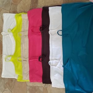 6 Lane Bryant spaghetti strap tanks